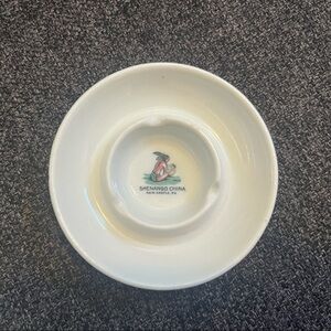 •1952 Shenango China Indian Ashtray•